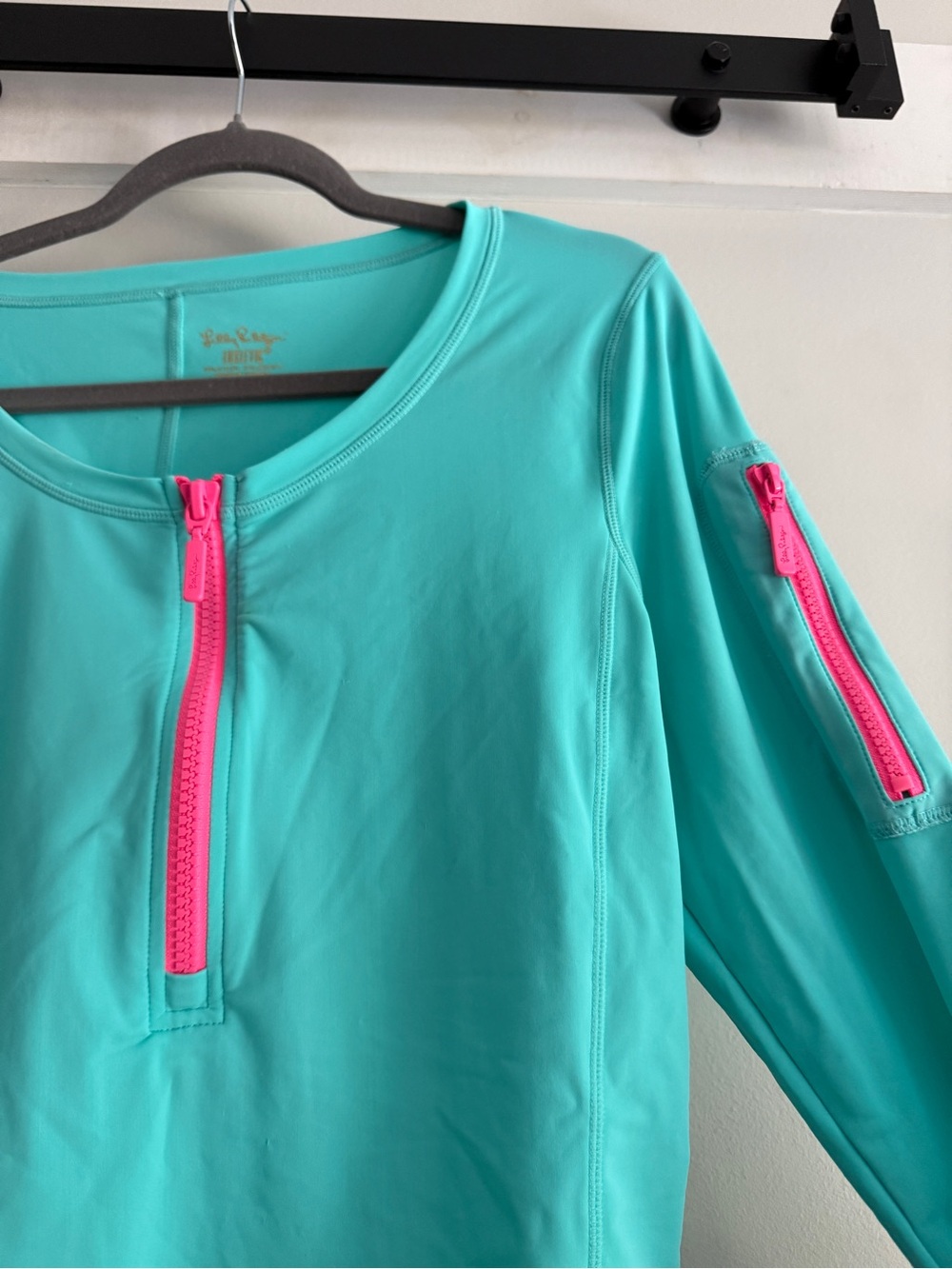 Lilly Pulitzer Luxletic Half-Zip Performance Top - Picture 4 of 7
